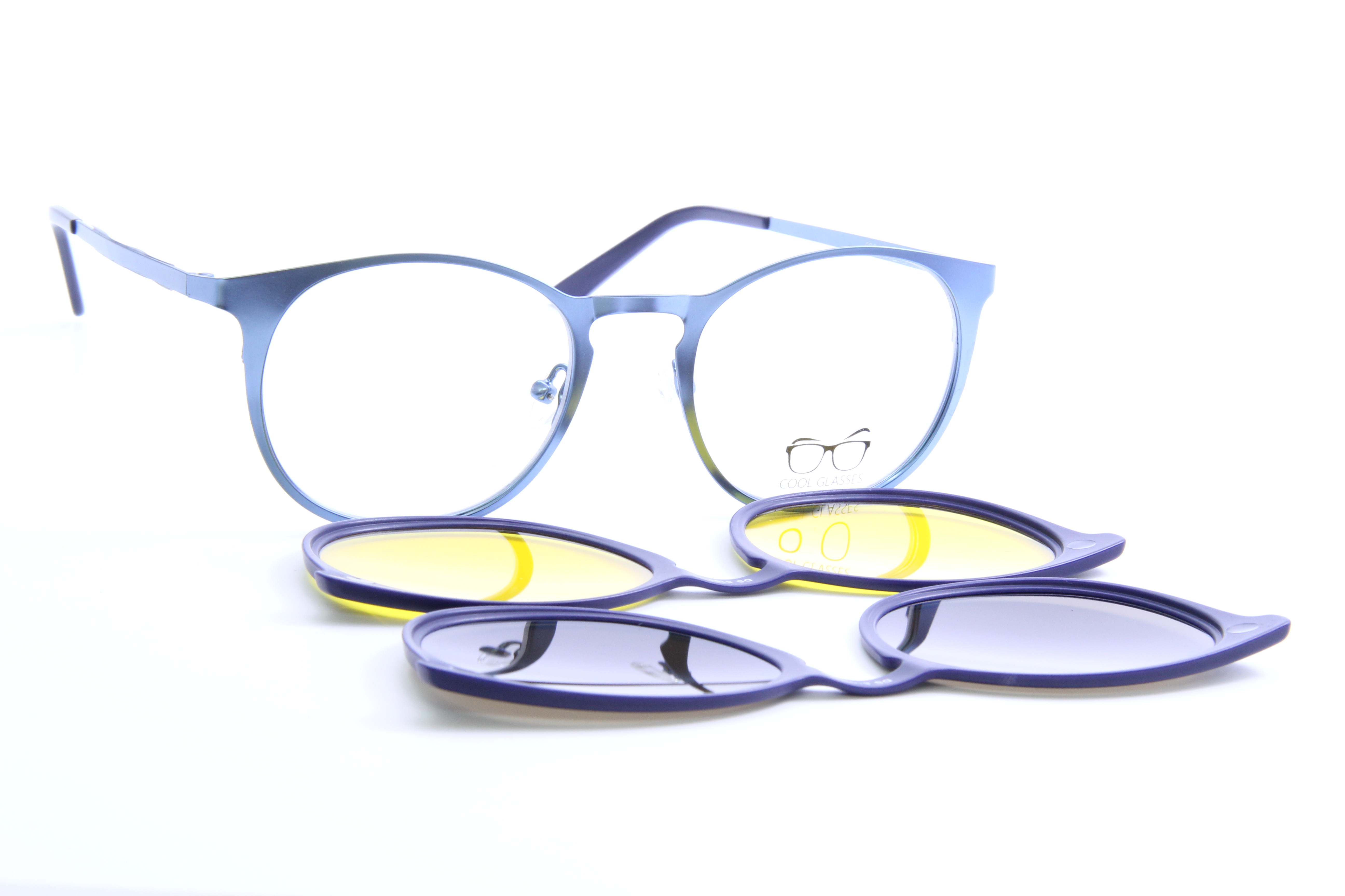 Brille mit Magnet Sonnenbrillen-Clip